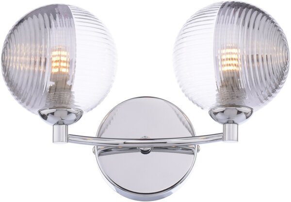 Dar Lighting modern fali lámpa izzy csiszolt króm darizz0950-18