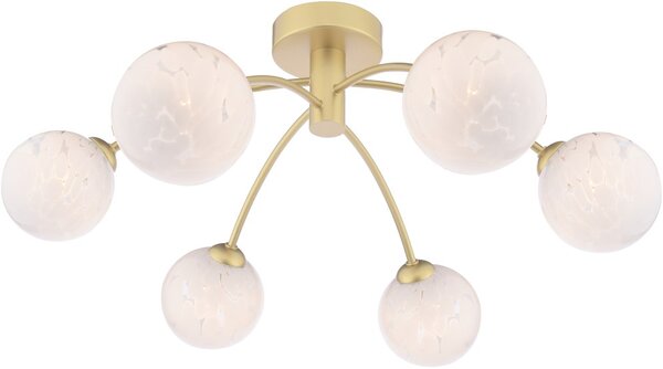 Dar Lighting modern mennyezeti lámpa izzy csiszolt arany darizz0635-17