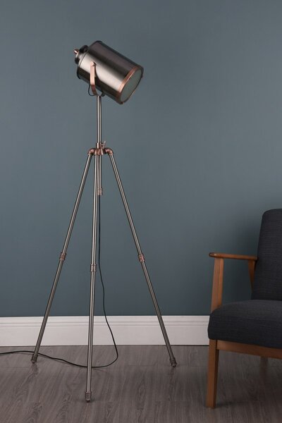 Dar Lighting loft állólámpa jake antik ezüst darjak4921