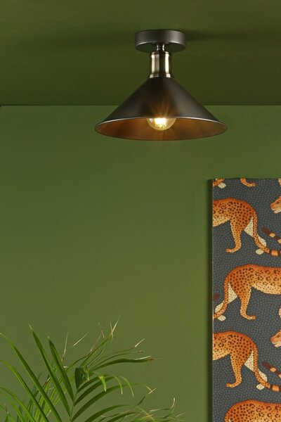 Dar Lighting vintage mennyezeti lámpa jalen szürke darjal0161