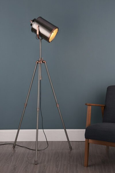 Dar Lighting loft állólámpa jake antik ezüst darjak4921