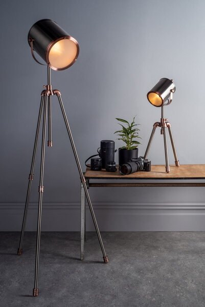 Dar Lighting loft asztali lámpa jake antik ezüst darjak4021
