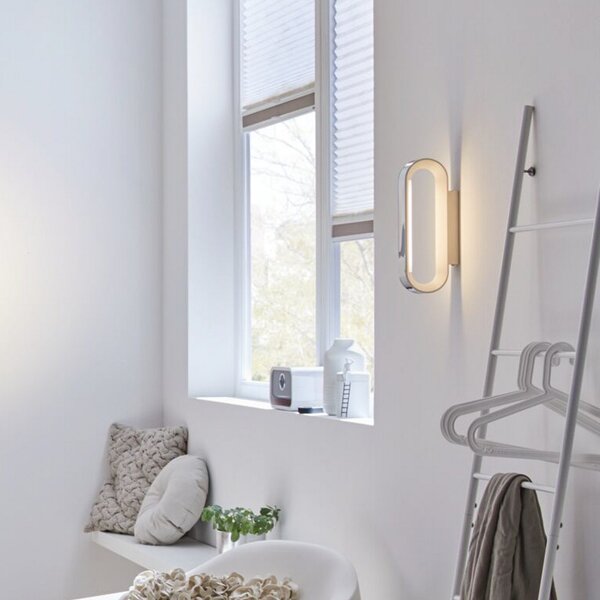 Fali Lámpa Paulmann, Agena, dimmable, Fémes, Fürdőszoba, Alumínium, Modern