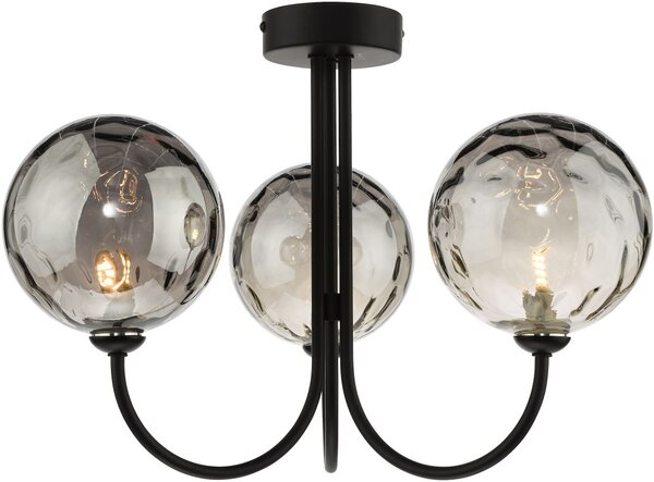 Dar Lighting modern mennyezeti lámpa jared matt fekete darjar0322-10