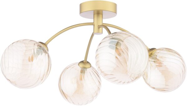 Dar Lighting modern mennyezeti lámpa izzy borostyán arany darizz0435-26