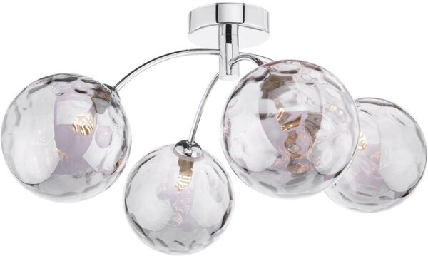 Dar Lighting modern mennyezeti lámpa izzy csiszolt króm darizz0450-10