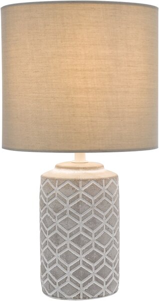 Dar Lighting modern asztali lámpa ilona szürke darilo4239