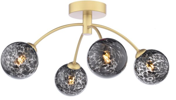 Dar Lighting modern mennyezeti lámpa izzy csiszolt arany darizz0435-21