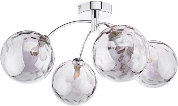 Dar Lighting modern mennyezeti lámpa izzy csiszolt króm darizz0450-10