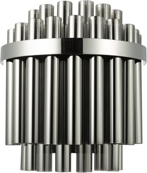 Dar Lighting glamour modern fali lámpa imani füstös csiszolt króm darima0950