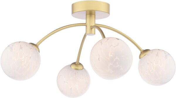 Dar Lighting modern mennyezeti lámpa izzy csiszolt arany darizz0435-17