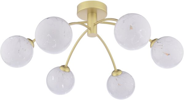Dar Lighting modern mennyezeti lámpa izzy csiszolt arany darizz0635-17