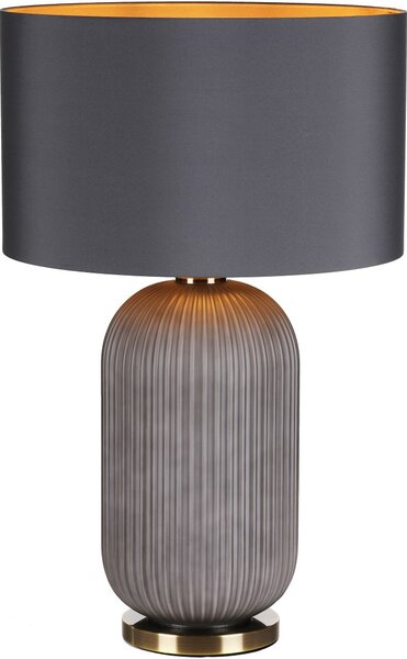 Dar Lighting modern asztali lámpa helicon antik sárgaréz szürke darhel4239