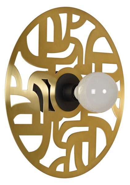Fali Lámpa MARKET SET, Labyrinthe, dimmable, Arany / Sárgaréz, Nappali, Fém, Dizájn