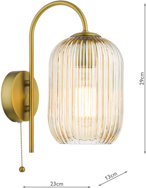 Dar Lighting modern fali lámpa idra antik bronz daridr0763-saw6506