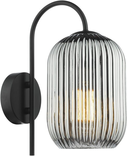 Dar Lighting modern fali lámpa idra matt fekete daridr0722-saw6510