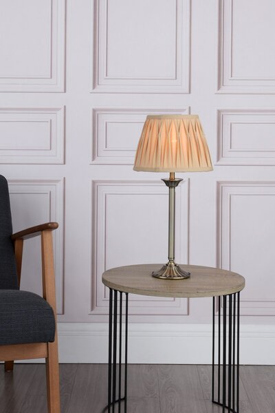 Dar Lighting klasszikus asztali lámpa hatton antik sárgaréz darhat4275