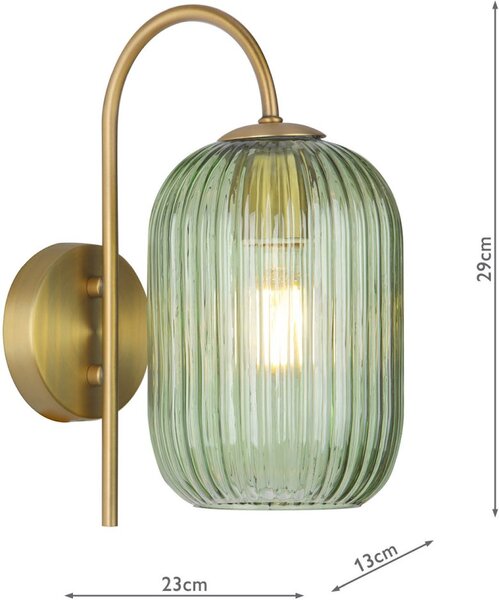 Dar Lighting modern fali lámpa idra antik bronz daridr0763-saw6524