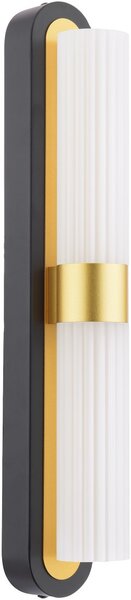 Dar Lighting modern fali lámpa hessel matt fekete arany darhes0954