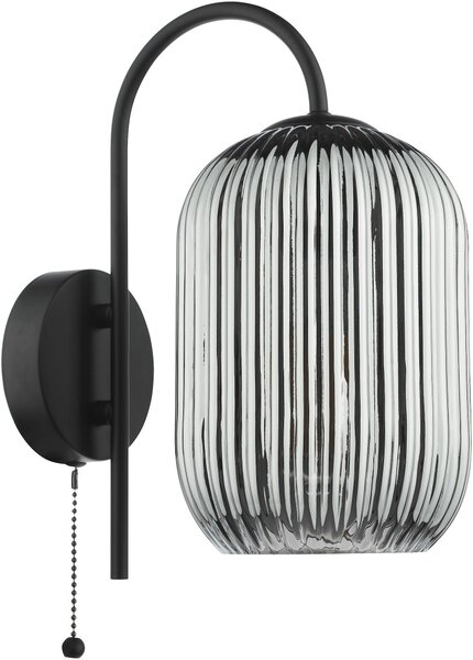 Dar Lighting modern fali lámpa idra matt fekete daridr0722-saw6510
