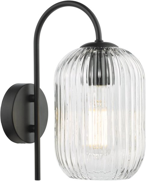 Dar Lighting modern fali lámpa idra matt fekete daridr0722-saw6508