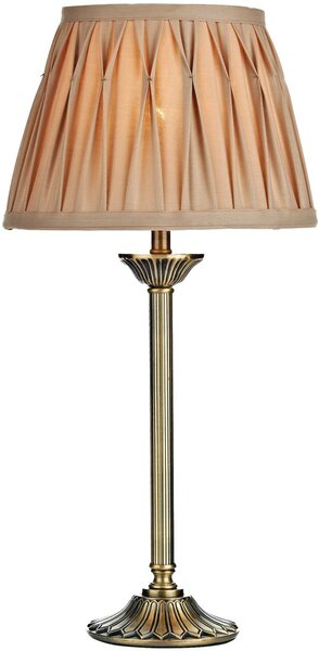 Dar Lighting klasszikus asztali lámpa hatton antik sárgaréz darhat4275