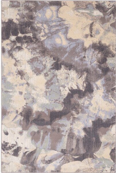 Szürke-krémszínű gyapjú szőnyeg 160x240 cm Taya – Agnella