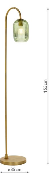 Dar Lighting modern állólámpa idra antik bronz daridr4963-saw6524