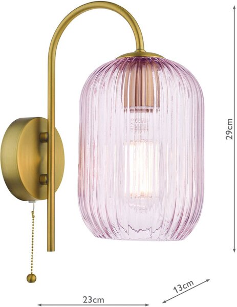 Dar Lighting modern fali lámpa idra antik bronz daridr0763-saw6503