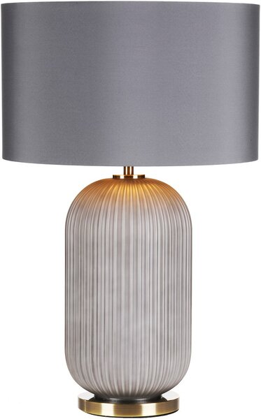 Dar Lighting modern asztali lámpa helicon antik sárgaréz szürke darhel4239