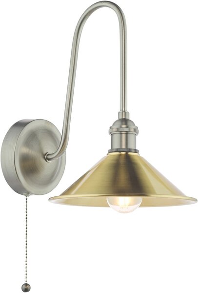 Dar Lighting loft fali lámpa hadano antik króm antik sárgaréz darhad7161-01