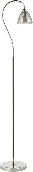 Dar Lighting modern állólámpa glynis füstös polírozott nikkel dargly4938