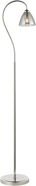 Dar Lighting modern állólámpa glynis füstös polírozott nikkel dargly4938