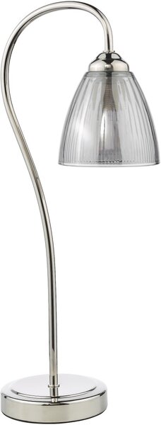 Dar Lighting modern asztali lámpa glynis polírozott nikkel dargly4238