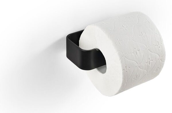 Fekete fali fém WC-papír tartó Ume – Zone