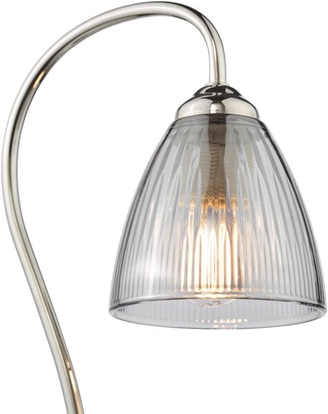Dar Lighting modern asztali lámpa glynis polírozott nikkel dargly4238