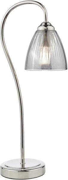 Dar Lighting modern asztali lámpa glynis polírozott nikkel dargly4238