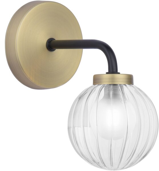 Dar Lighting modern fali lámpa gibbs matt fekete dargib0754