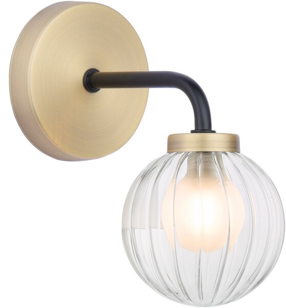 Dar Lighting modern fali lámpa gibbs matt fekete dargib0754