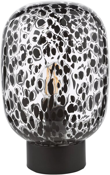 Dar Lighting modern asztali lámpa gethin fekete darget4122