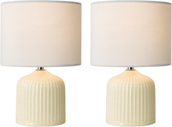 Dar Lighting modern asztali lámpa gigi krém dargig4133