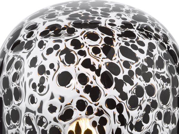 Dar Lighting modern asztali lámpa gethin fekete darget4122