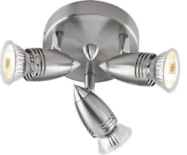 Dar Lighting modern spot lámpa gemini szatén króm dargem7646