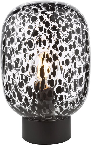 Dar Lighting modern asztali lámpa gethin fekete darget4122