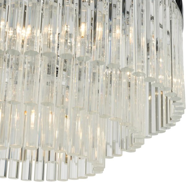Dar Lighting glamour modern függeszték giovana króm átlátszó dargio0508