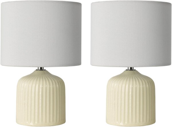 Dar Lighting modern asztali lámpa gigi krém dargig4133