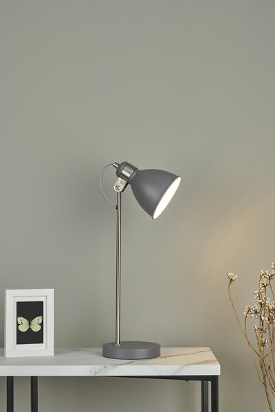 Dar Lighting modern asztali lámpa frederick szürke darfre4237