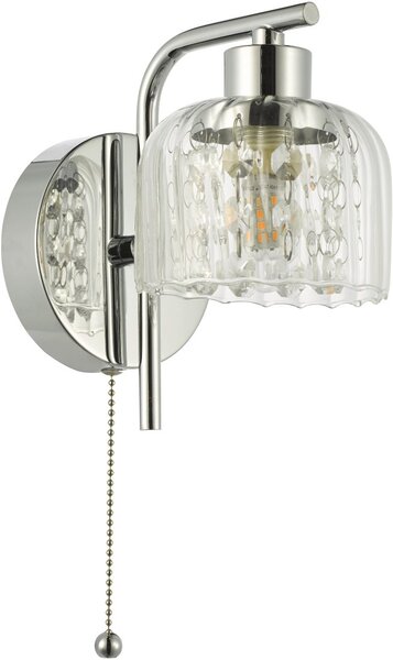 Dar Lighting modern fürdőszobai lámpa forseti csiszolt króm darfor0750