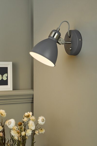 Dar Lighting modern spot lámpa frederick szürke darfre0737