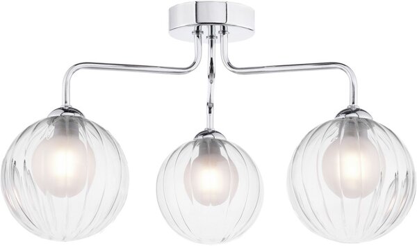 Dar Lighting modern mennyezeti lámpa feya csiszolt króm darfey0350-20